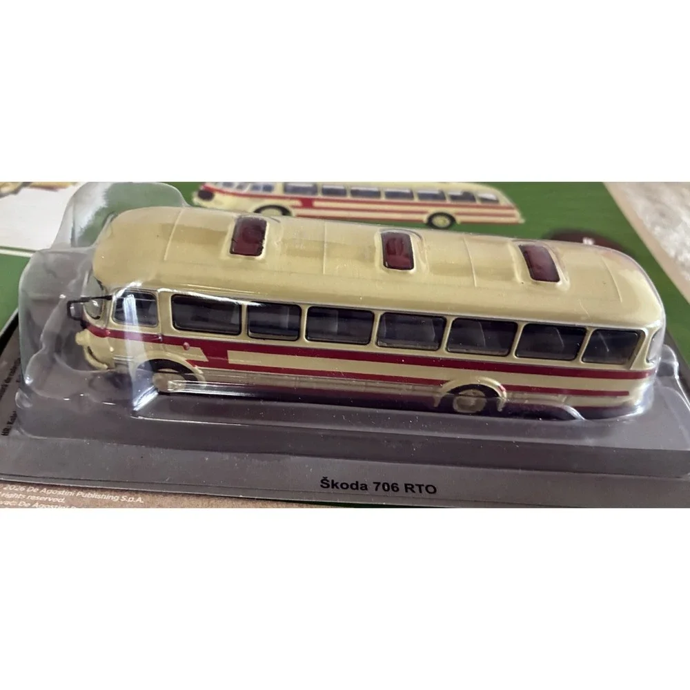 DeAgostini Skoda 706 RTO 1:72 Diecast Iconic Buses From A Bygone Era Series NEW‎